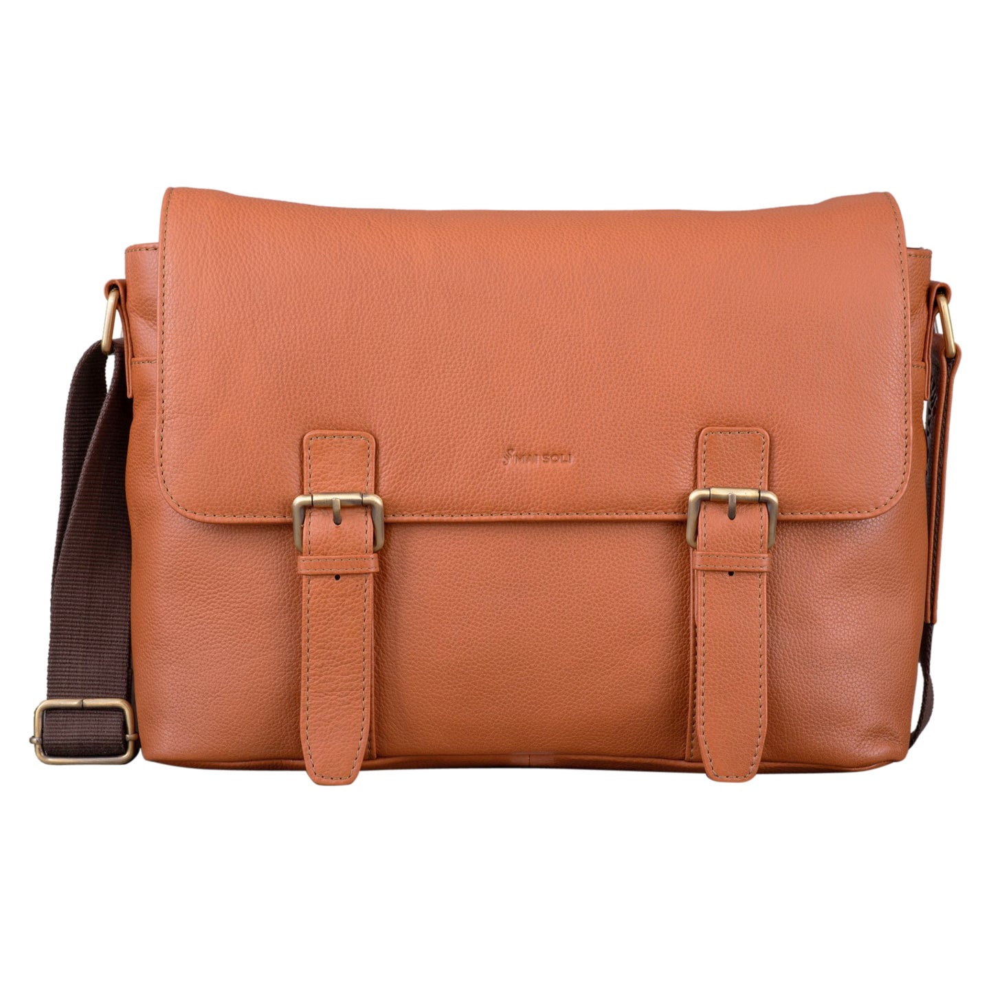 Medium Messenger Bag - Tan