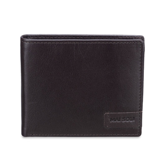 Ranch Bi-fold Leather Men's Wallet & Classy Gift Box -Soft Brown