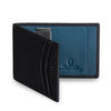 Dollaro RFID Protected Money Clip Wallet - Black / Petrol Blue