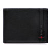 Neo Leather Two Fold wallet with Coin Pocket - Black / Red