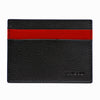 Neo Leather Card Holder -Black / Red