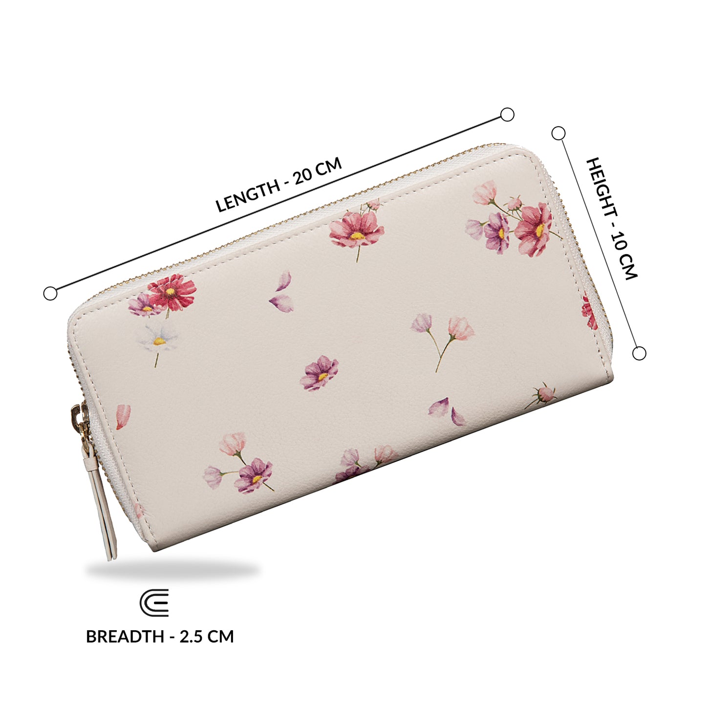 Cosmos Zip-around Wallet - Beige