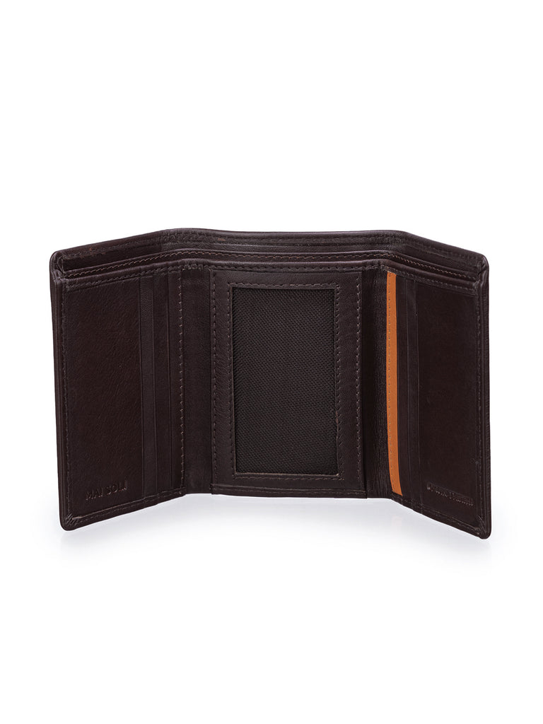 Buy Ted Baker Men Black Front Branding Trifold Leather Wallet for Men  Online | The Collective