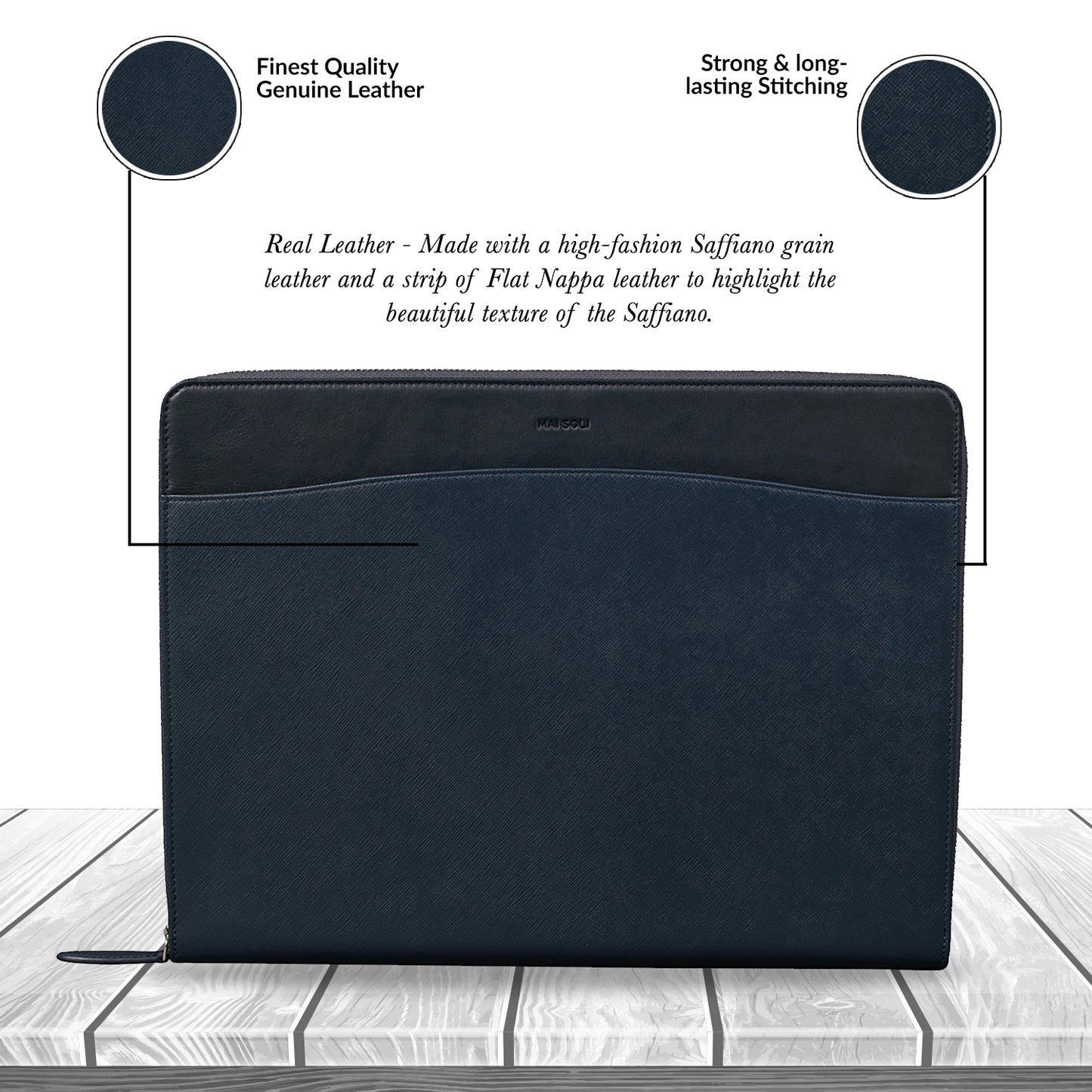 City - Laptop Sleeve and Document Holder - Navy