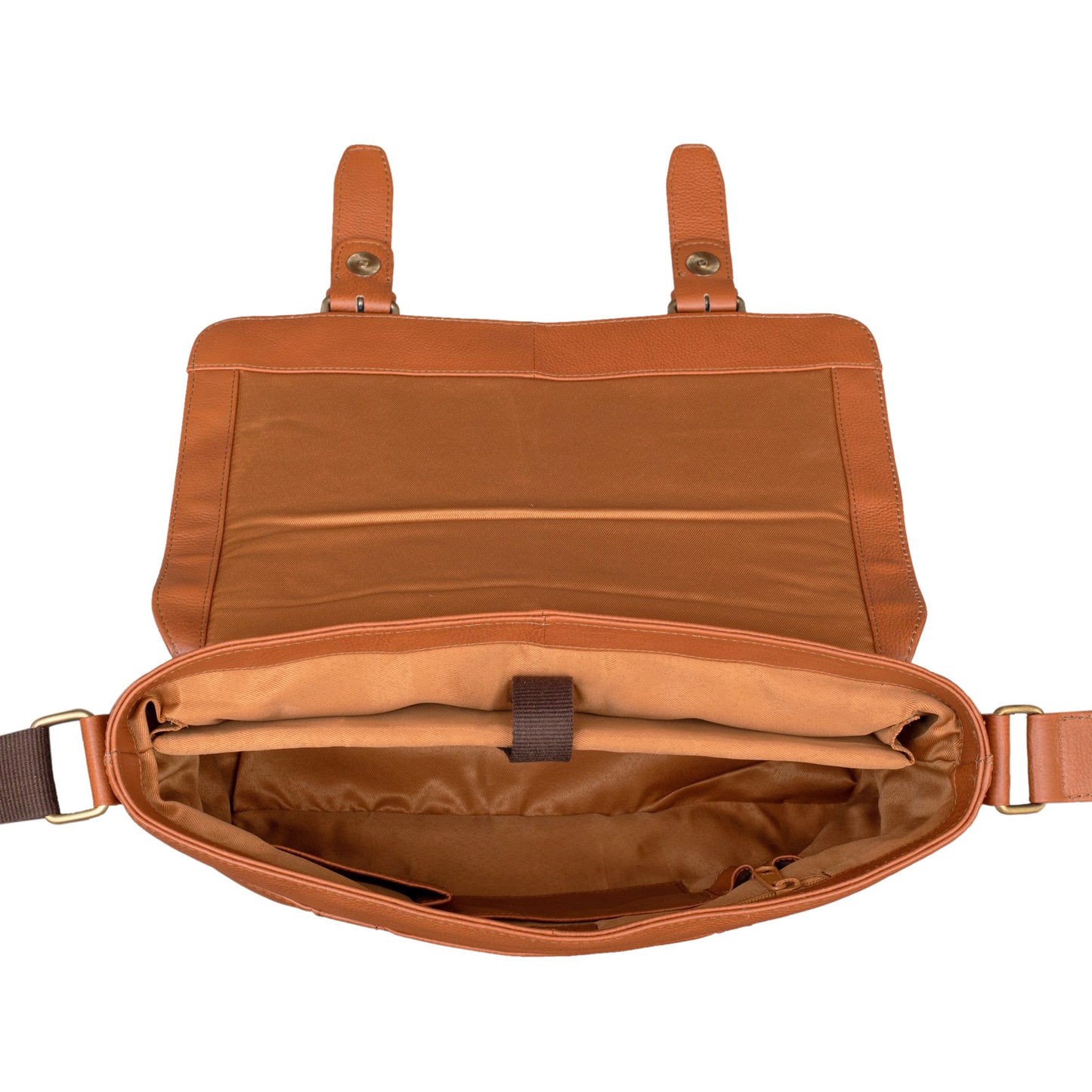 Medium Messenger Bag - Tan