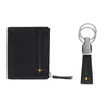 Neo Zip Wallet +  Key Ring Gift Set - Black / Yellow