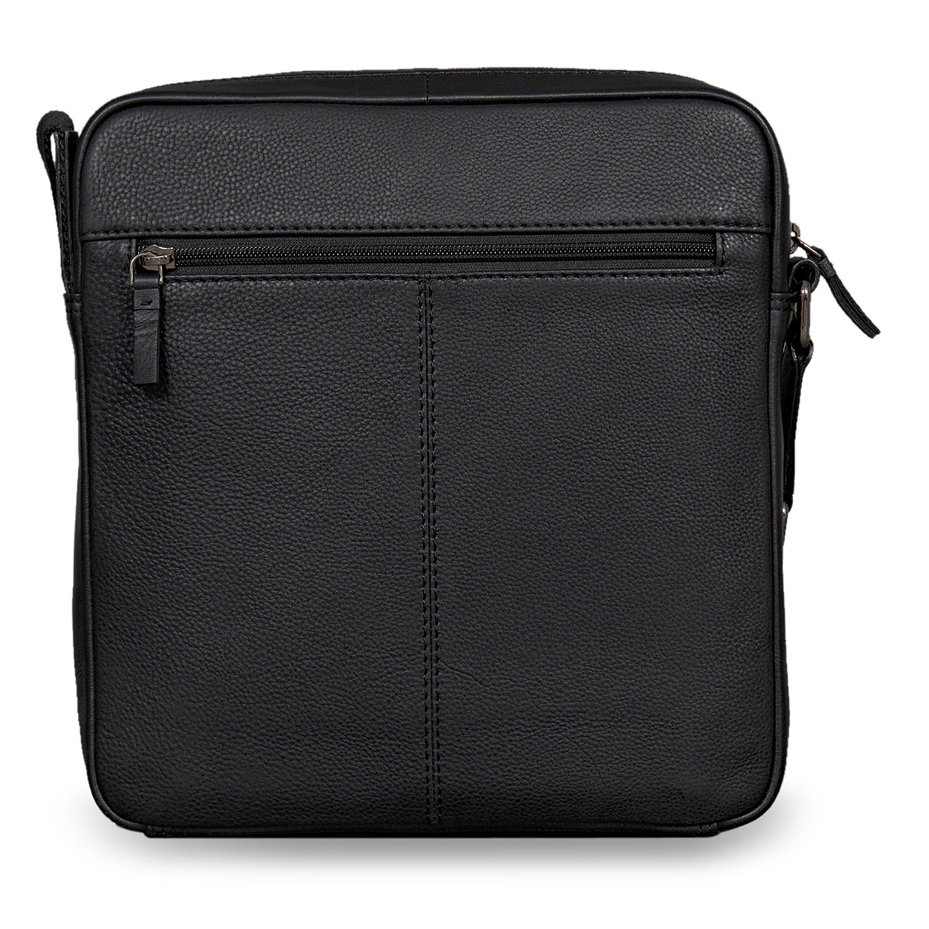 Black Small Leather Cross-Body Bag