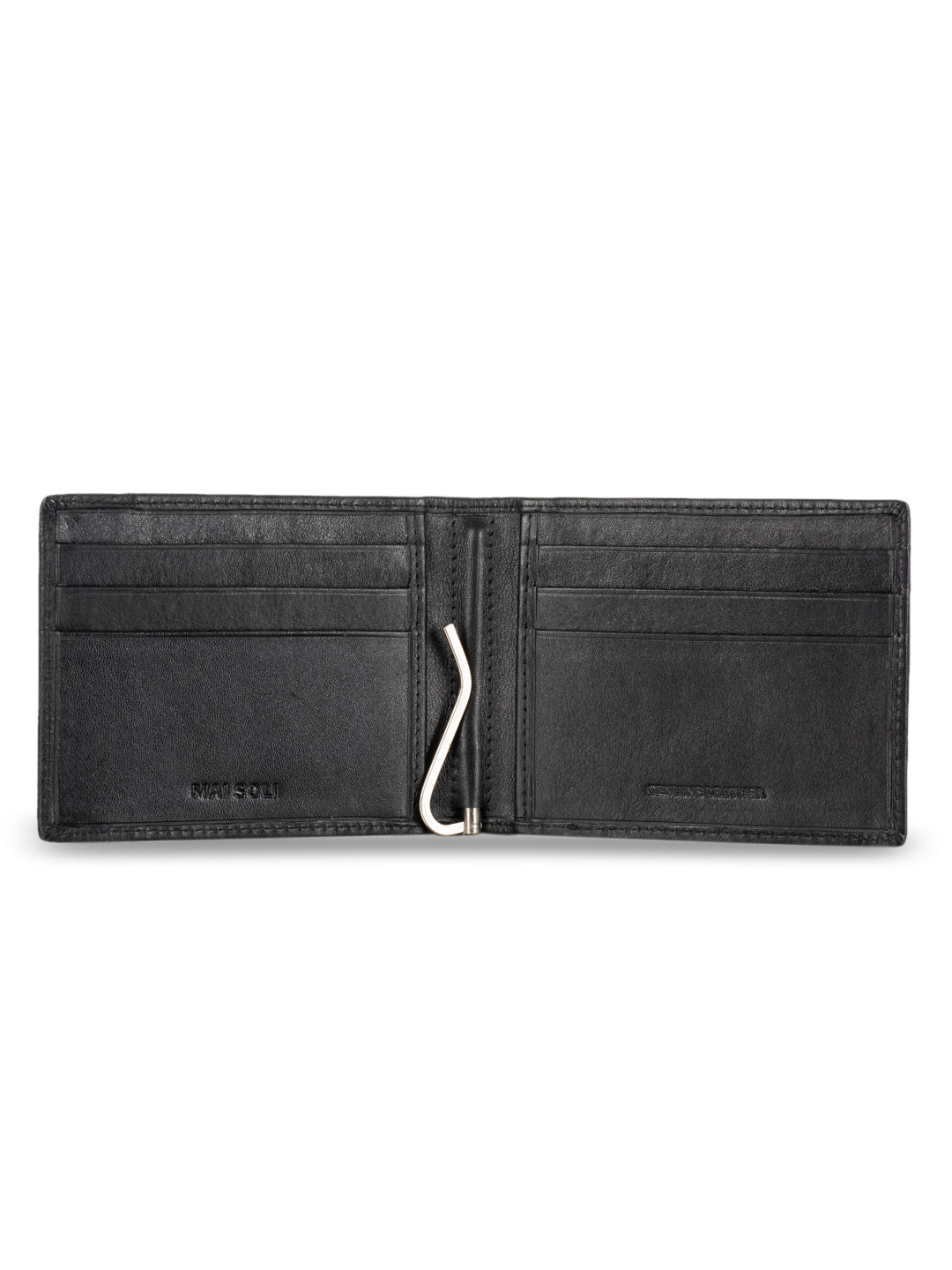 Antique Money Clip Wallet - Black