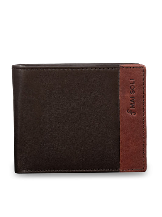 Antique Slim Bi-fold Wallet 3 - Brown