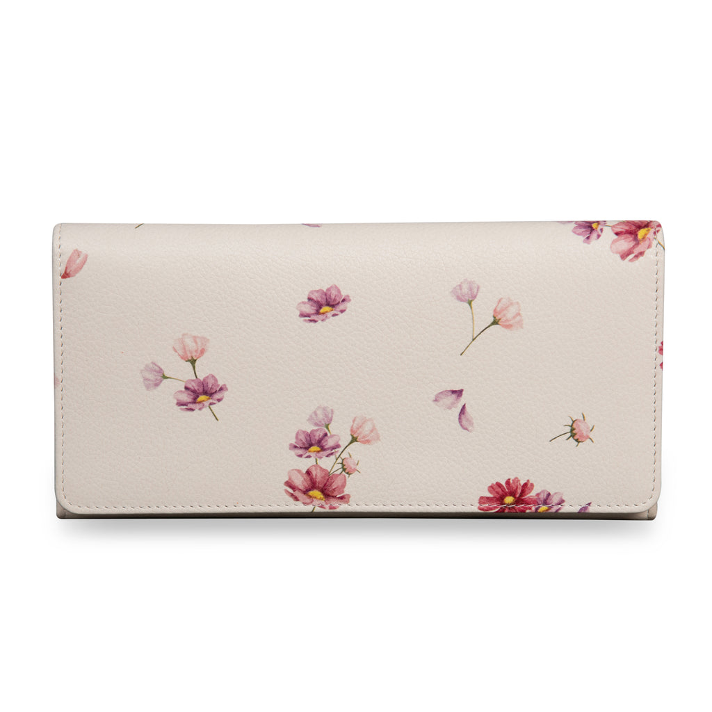 Cosmos Flap Wallet - Beige