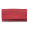 Coco Long Flap Wallet - Berry Red