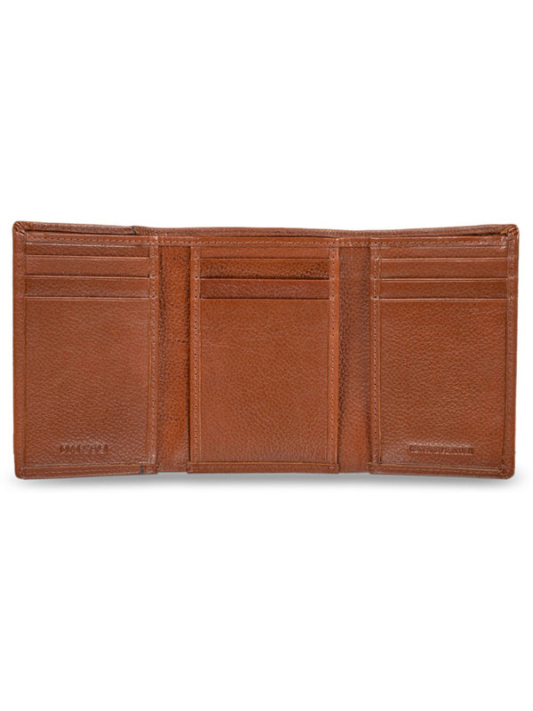 Imperial Tri-fold Wallet - Cognac