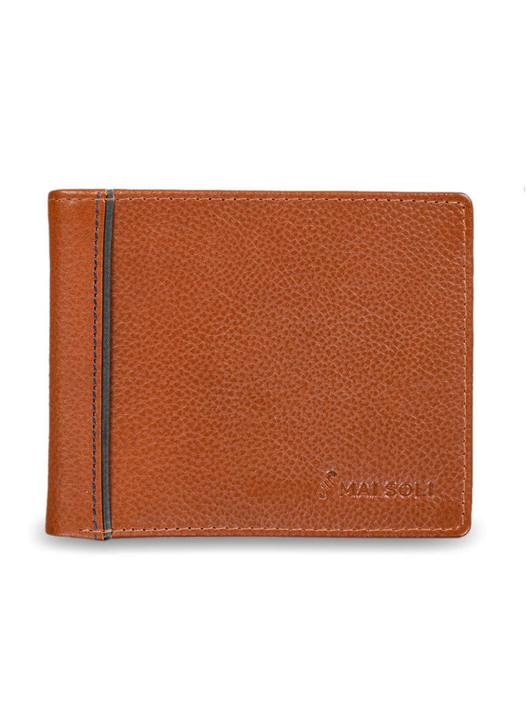 Imperial Slim Bi-fold Wallet - Cognac