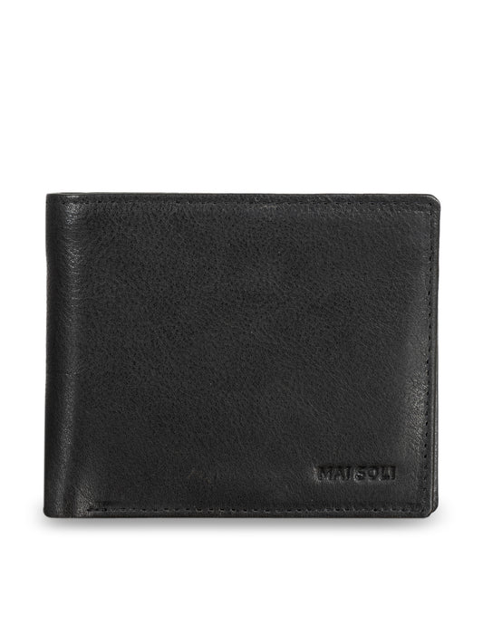 Vintage Bi-fold Wallet 2 - Black