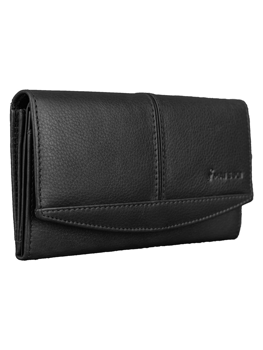 Clara Flap Wallet - Black