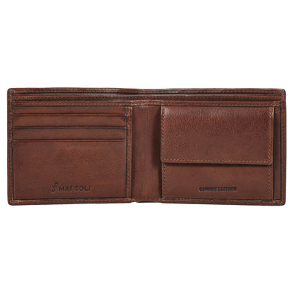 Vintage Bi-fold Wallet 2 - Brown