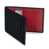 Dollaro RFID Protected Money Clip Wallet - Black/Red