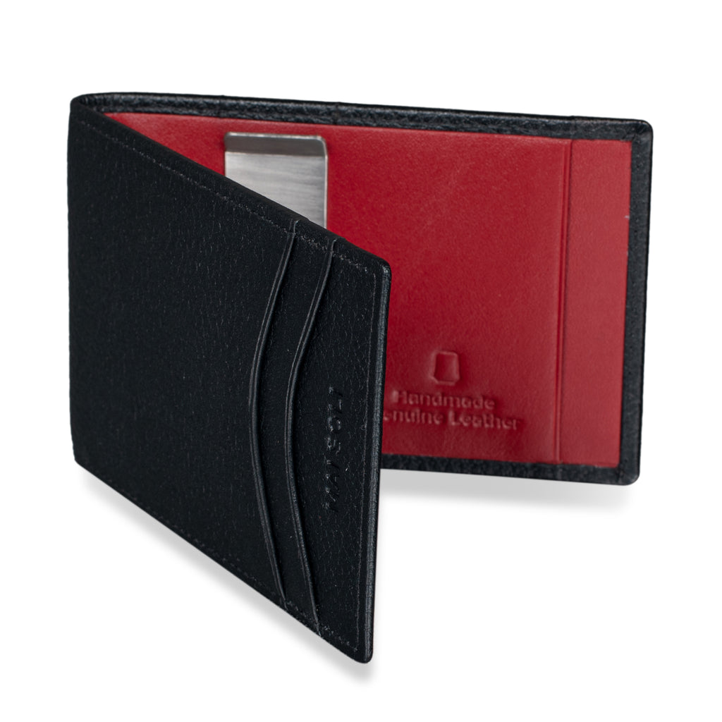 Green Long Bi Fold Leather Wallet For Men And Women | Multiple  Credit/Debit/Gift Card Windows | RFID Blocked