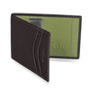 Dollaro RFID Protected Money Clip Wallet - Brown / Green