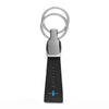 Neo Leather Key Ring -Black / Blue