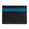 Neo Leather Card Holder -Black / Blue