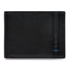 Neo Leather Two Fold wallet with Coin Pocket - Black / Blue