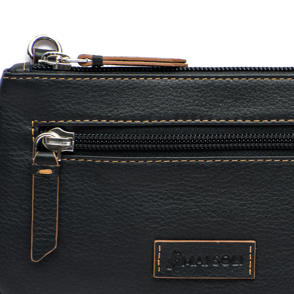Bags | Lambskin Leather Wristlet Clutch Purse For Women Large Soft Designer  | Poshmark
