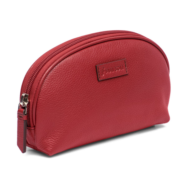 Dome Large Cosmetic Case - Red