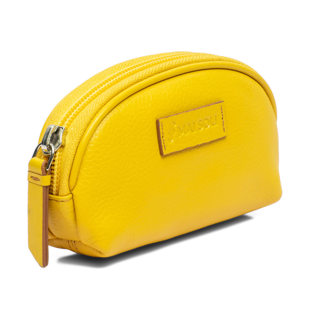 Dome Small Key Pouch Yellow Mai Soli