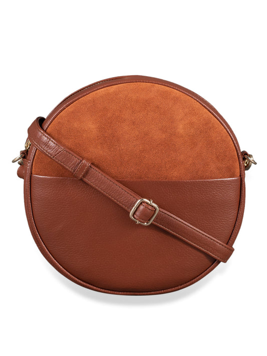 Luca Leather Crossbody Bag - Tan