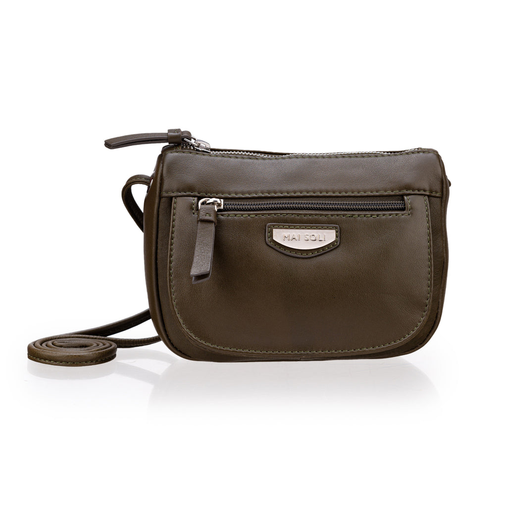 Olive green sales crossbody bag