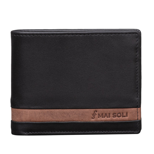 Club Bi-fold Wallet 5 - Black