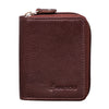 Elegance Zip Around Card Holder - Brown