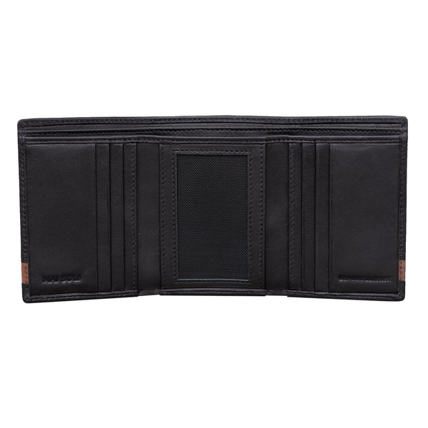 Club Tri-fold Wallet - Black