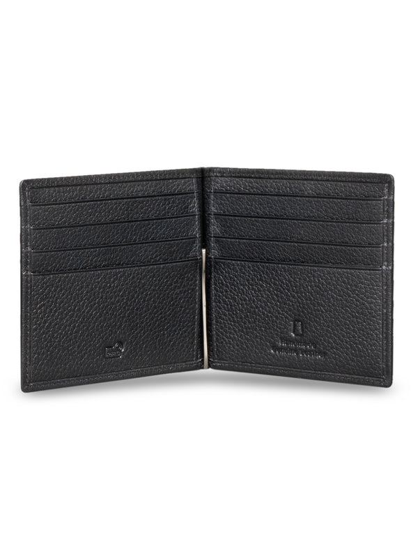 Dollaro RFID Protected Money Clip Wallet And Card Holder - Black